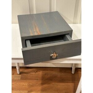 Hand-Crafted Wooden Drawer Box: Handmade and Distressed w/ Chalk Paint